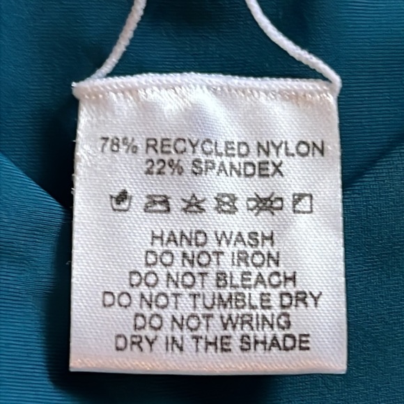 NWT Vita by Carvico (Amini) Dark Teal V-Waist Bikini Bottoms XS w/ Econyl - Picture 12 of 13